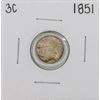 Image 1 : 1851 Three Cent Piece Silver Coin