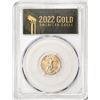 Image 1 : 2022 $5 American Gold Eagle Coin PCGS MS70 First Strike