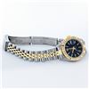 Image 9 : Rolex Ladies Two Tone Black Index Diamond Date Wristwatch