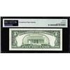 Image 2 : 1981 $5 Federal Reserve Note Cleveland Fr.1976-D PMG Gem Uncirculated 66EPQ