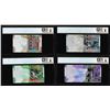 Image 2 : Lot of 2014 Kuwait 1/4, 1/2, 1 & 5 Dinar Notes PCGS Gem Uncirculated 66PPQ