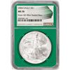 Image 1 : 2004 $1 American Silver Eagle Coin NGC MS70 From US Mint Sealed Box Green Core