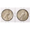 Image 2 : Lot of (2) 1926-S $1 Peace Silver Dollar Coins