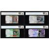 Image 2 : Lot of 2014 Kuwait 1/4, 1/2, 1 & 5 Dinar Notes PCGS Gem Uncirculated 66PPQ