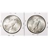 Image 2 : Lot of 1922-S & 1923-S $1 Peace Silver Dollar Coins