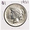 Image 1 : 1921 $1 Peace Silver Dollar Coin