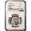 Image 1 : 1936 Long Island Tercentenary Commemorative Half Dollar Coin NGC MS65
