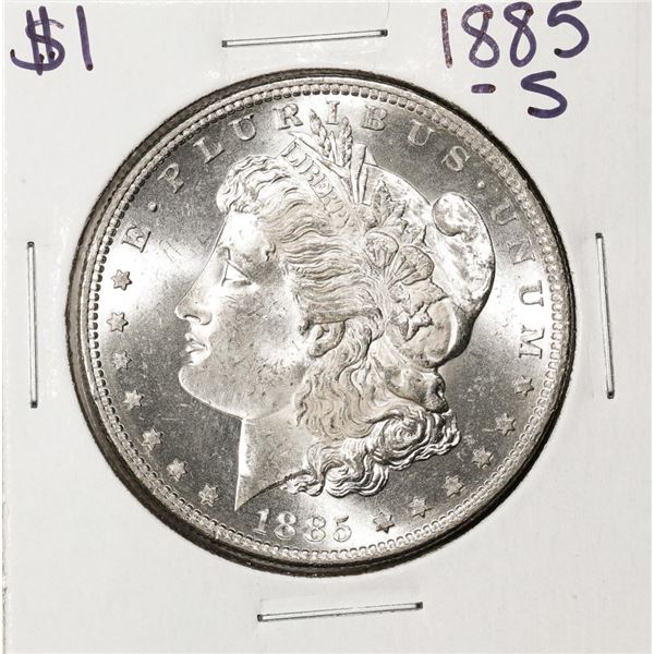 1885-S $1 Morgan Silver Dollar Coin