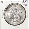 Image 1 : 1887-S $1 Morgan Silver Dollar Coin