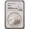 Image 1 : 2006 $1 American Silver Eagle Coin NGC MS70