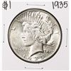 Image 1 : 1935 $1 Peace Silver Dollar Coin