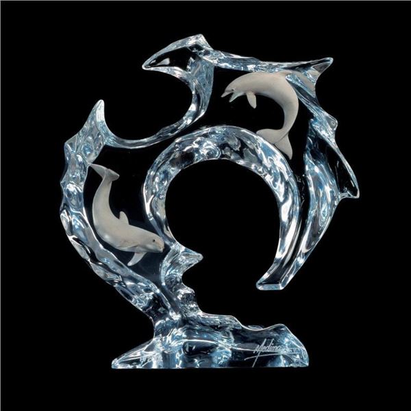 Dan Medina "Flow" Limited Edition Mixed Media Lucite Sculpture