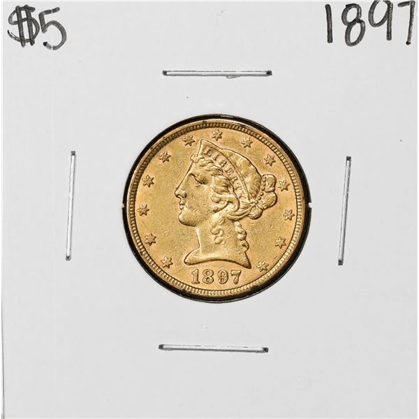 1897 $5 Liberty Head Half Eagle Gold Coin