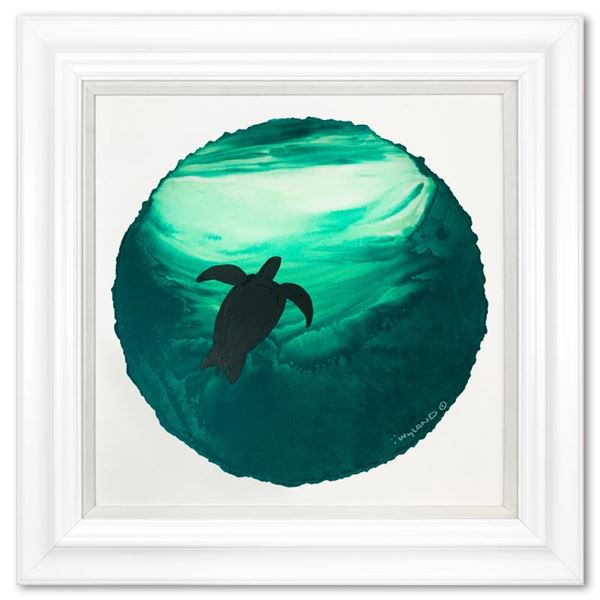 Wyland "Surfacing Sea Turtle" Original Watercolor on Paper