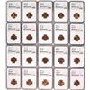 Image 3 : Lot of (20) 1942-D Lincoln Wheat Cent Coins NGC MS67RD