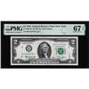 Image 1 : 1976 $2 Federal Reserve Star Note New York Fr.1935-B* PMG Superb Gem Unc. 67EPQ