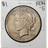 Image 1 : 1934-S $1 Peace Silver Dollar Coin