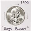 Image 1 : 1955 "Bugs Bunny" Franklin Half Dollar Coin