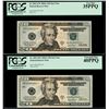 Image 1 : Lot of (2) 2004A $20 Federal Reserve STAR Notes PCGS Graded