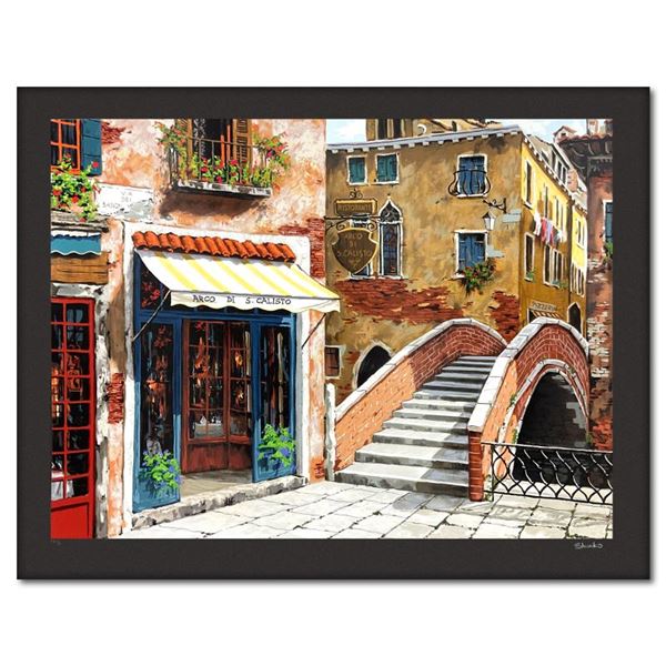 Viktor Shvaiko "Across the Bridge (Black)" Limited Edition Proof on Paper