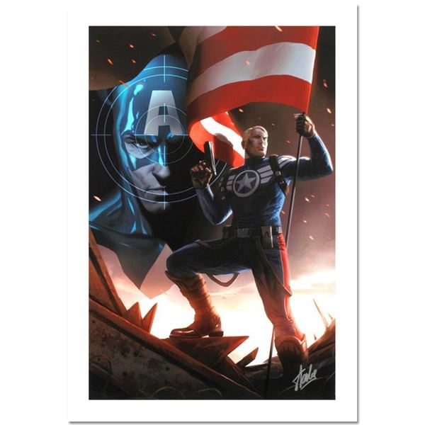 Stan Lee "Captain America #617" Limited Edition Giclee on Canvas