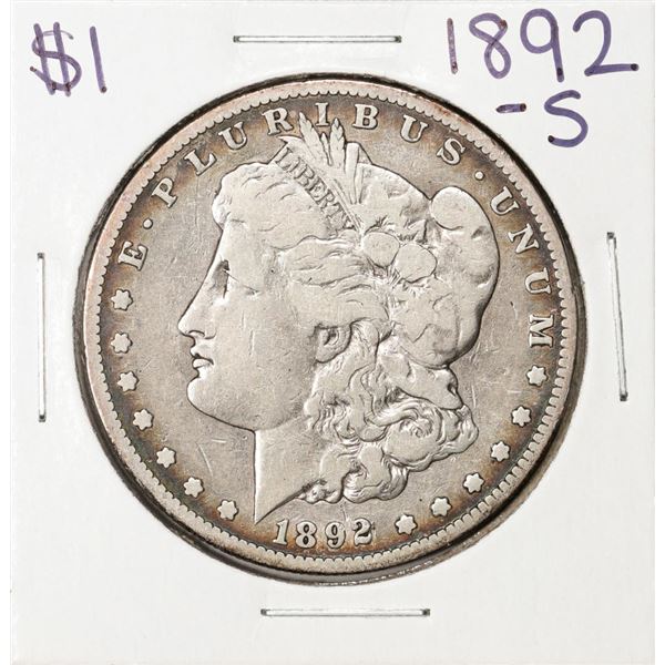 1892-S $1 Morgan Silver Dollar Coin