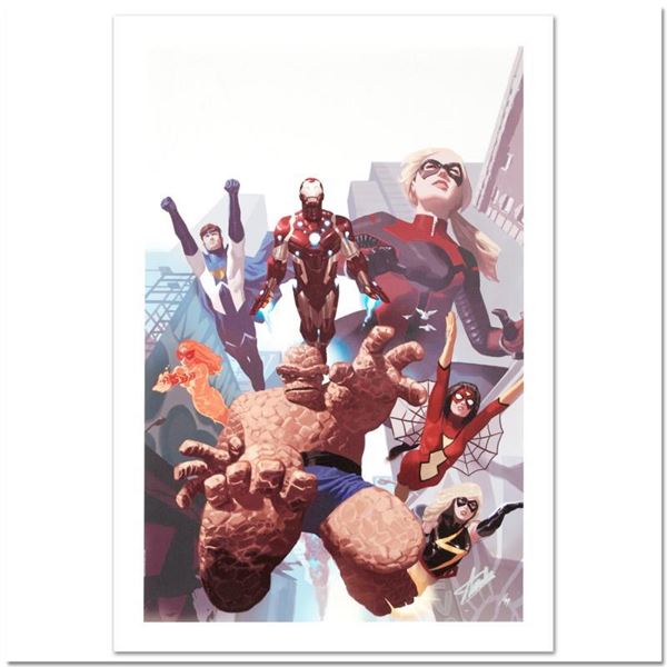 Stan Lee "I Am An Avenger #4" Limited Edition Giclee on Canvas