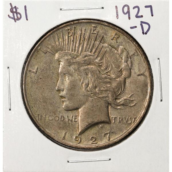1927-D $1 Peace Silver Dollar Coin