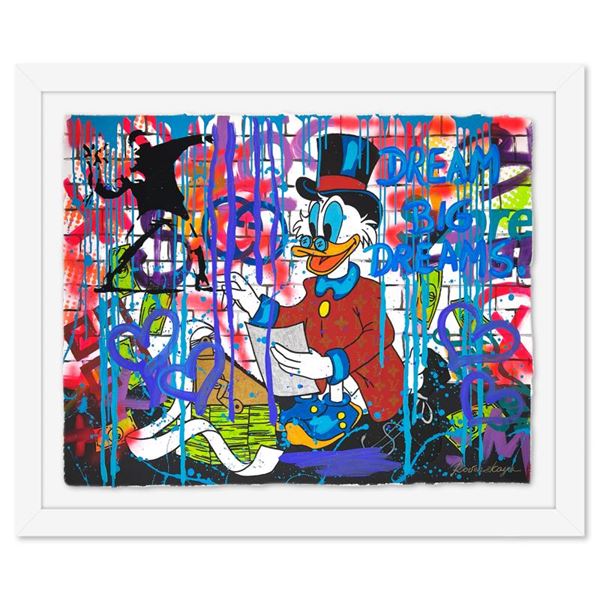 Nastya Rovenskaya "Sales Report" Original Mixed Media on Paper