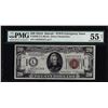 Image 1 : 1934A $20 Hawaii WWII Federal Reserve Note Fr.2305 PMG About Uncirculated 55 NET