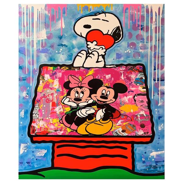 Jozza "My House #10" Original Mixed Media on Canvas