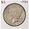 Image 1 : 1934 $1 Peace Silver Dollar Coin