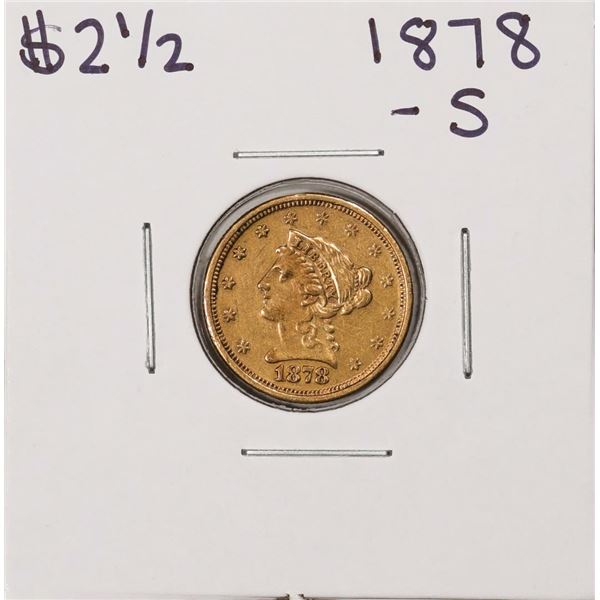 1878-S $2 1/2 Liberty Head Quarter Eagle Gold Coin