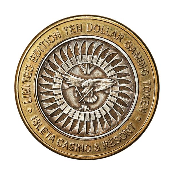.999 Silver Isleta Casino & Resort Albuquerque, NM $10 Limited Edition Gaming Token