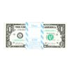 Image 1 : Pack of (100) Consecutive 2017A $1 Federal Reserve STAR Notes San Francisco Trinary S/N