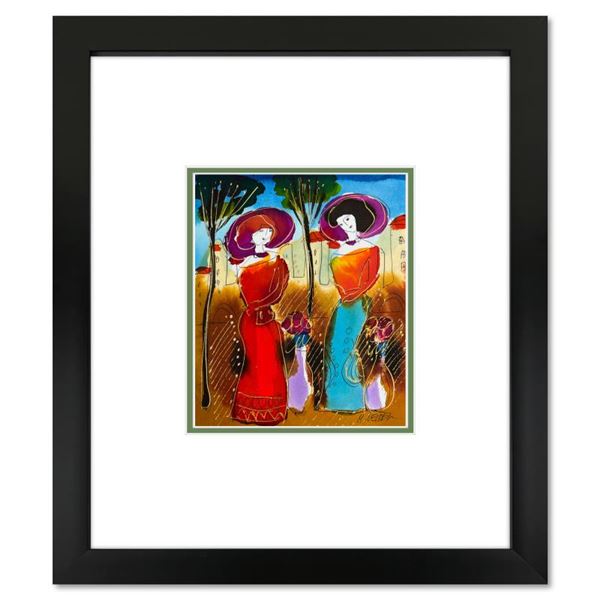 Moshe Leider Original Mixed Media on Paper