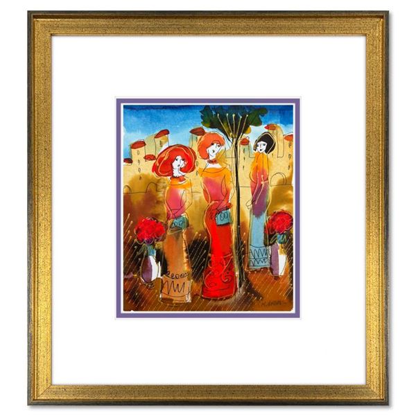 Moshe Leider Original Mixed Media on Paper