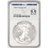 Image 1 : 1997-P $1 American Silver Eagle Coin NGCX Proof 9.9 Ultra Cameo