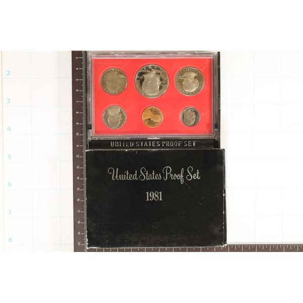 1981 US PROOF SET (WITH BOX)