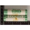 Image 1 : 2 SOLID DATE ROLLS OF 2011-P & D ROOSVELT DIMES