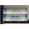 Image 1 : 2 SOLID DATE ROLLS OF 2003-P JEFFERSON NICKELS