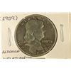 Image 1 : 1959 SILVER FRANKLIN HALF DOLLAR WITH PLUGGED HOLE