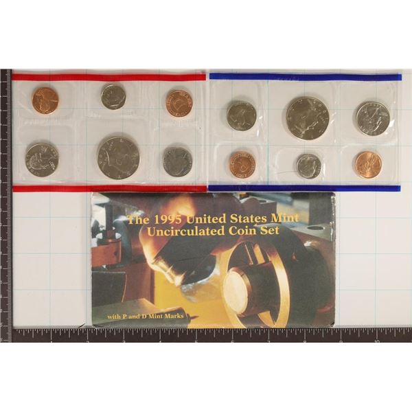 1995 US MINT SET (UNC) P/D (WITH ENVELOPE)