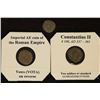 Image 2 : 3 ROMAN ANCIENT COINS: LATE ROMAN EMPIRE, VOWS-