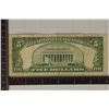 Image 2 : 1953-B US $5 RED SEAL NOTE