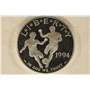 Image 1 : 1994-S US PROOF SILVER DOLLAR "OLYMPIC SOCCER"