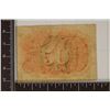 Image 2 : 1863 US 50 CENT FRACTIONAL CURRENCY TEAR IN