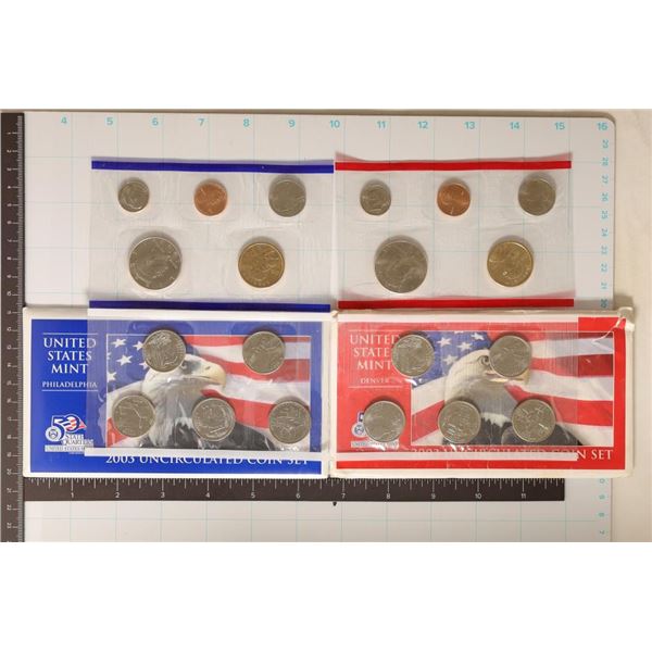 2003 US MINT SET (UNC) P/D (WITH ENVELOPE)