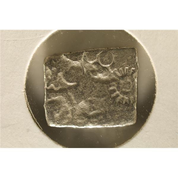 INDIA SILVER PUNCH COIN FROM 400B.C.-100A.D.