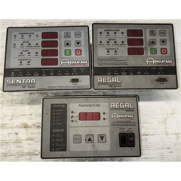 Lot of (3) Regal Oil Temperature Controllers